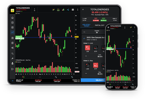 Captura de pantalla de ProRealTime Móvil